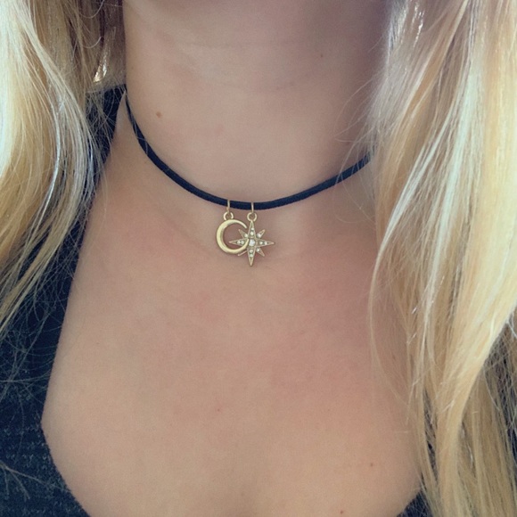 Star & Moon Choker - Picture 2 of 2